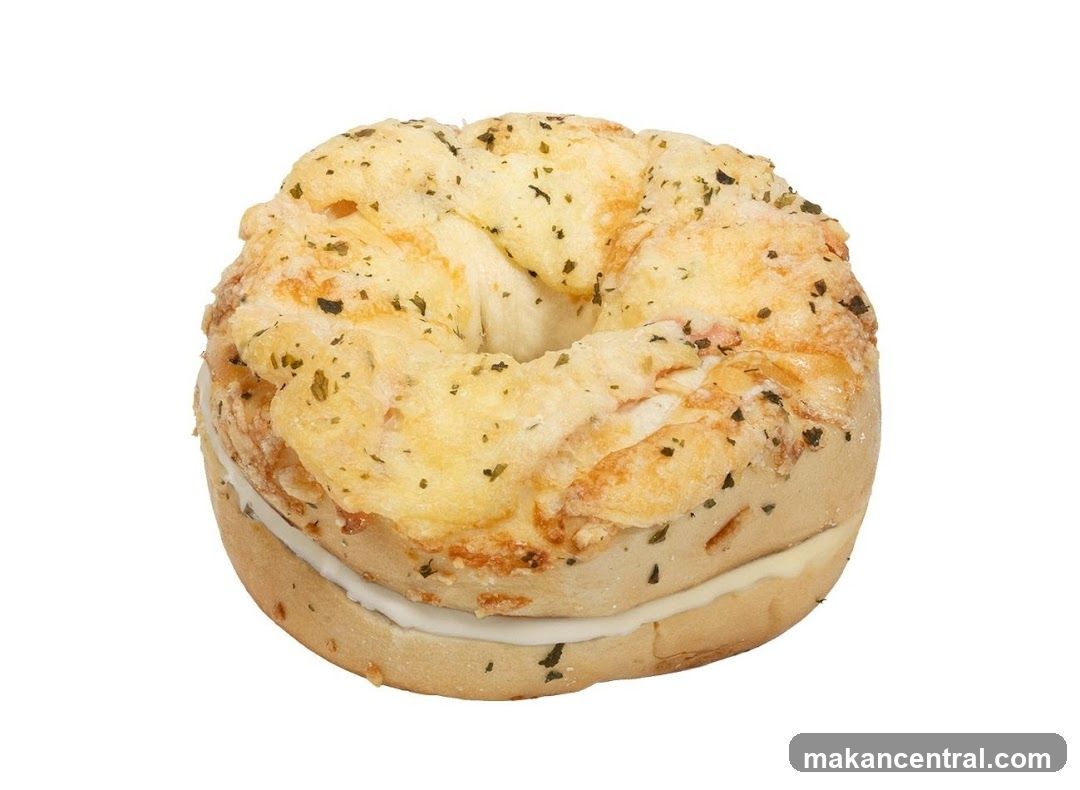 Cheese and Herb Bagel
