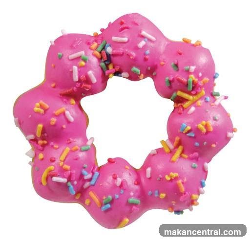 Pink Frosted Donut with Sprinkles