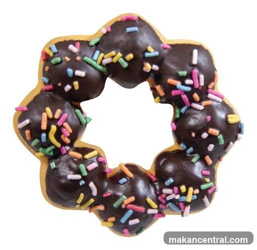 Chocolate Frosted Donut with Sprinkles