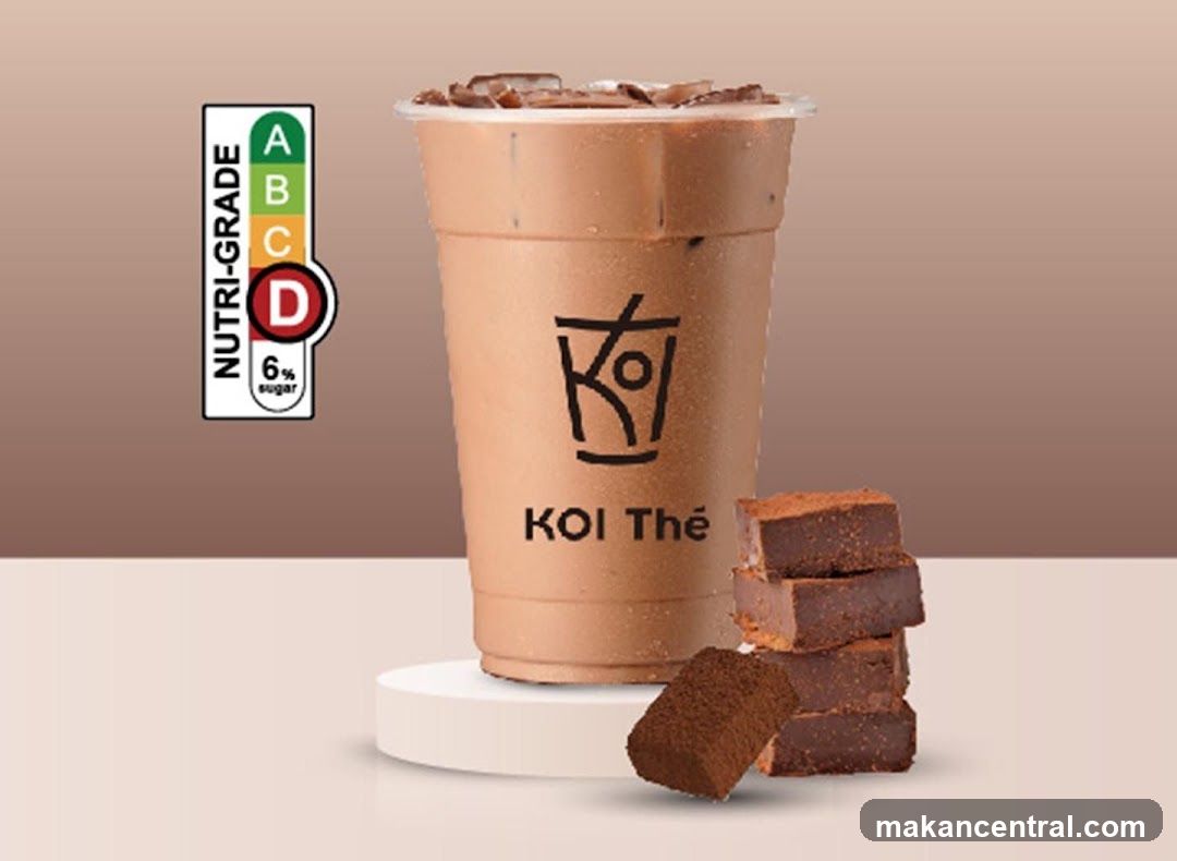 Chocolate Drink with Brownies