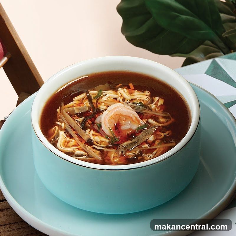 Hot and Sour Soup with Shrimp