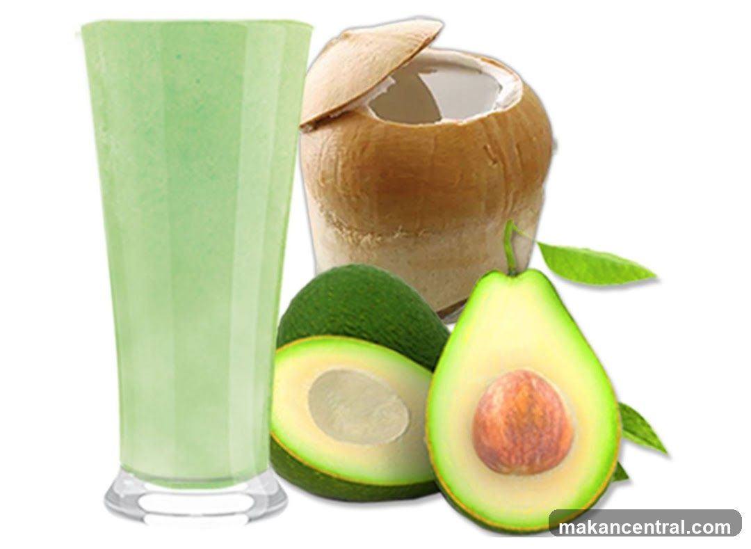 Avocado and Coconut Drink
