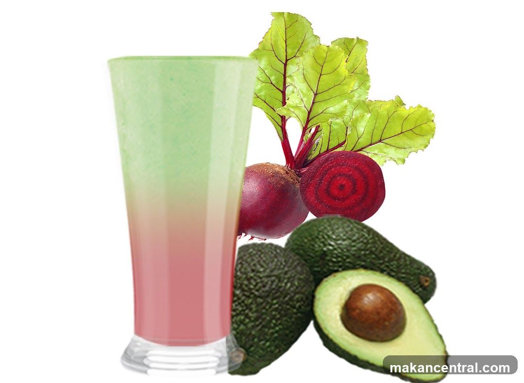 Beet and Avocado Smoothie