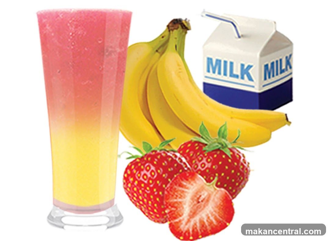 Strawberry Banana Smoothie Ingredients