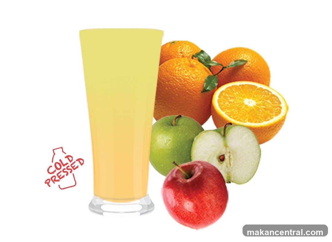 Cold Pressed Juice with Fruits