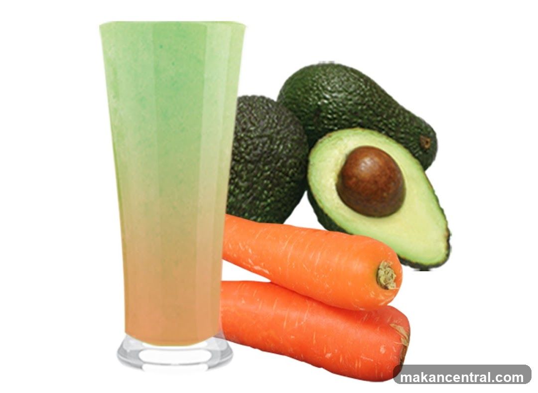 Avocado and Carrot Smoothie