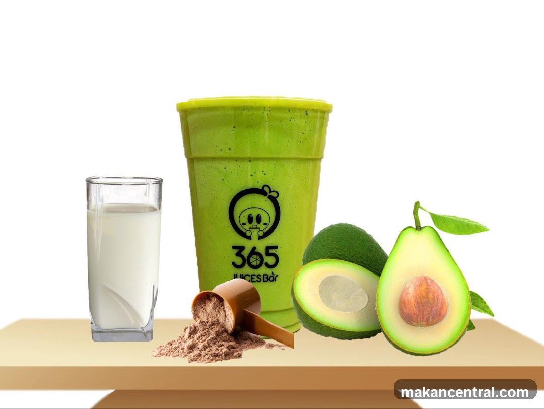 Avocado Smoothie Ingredients