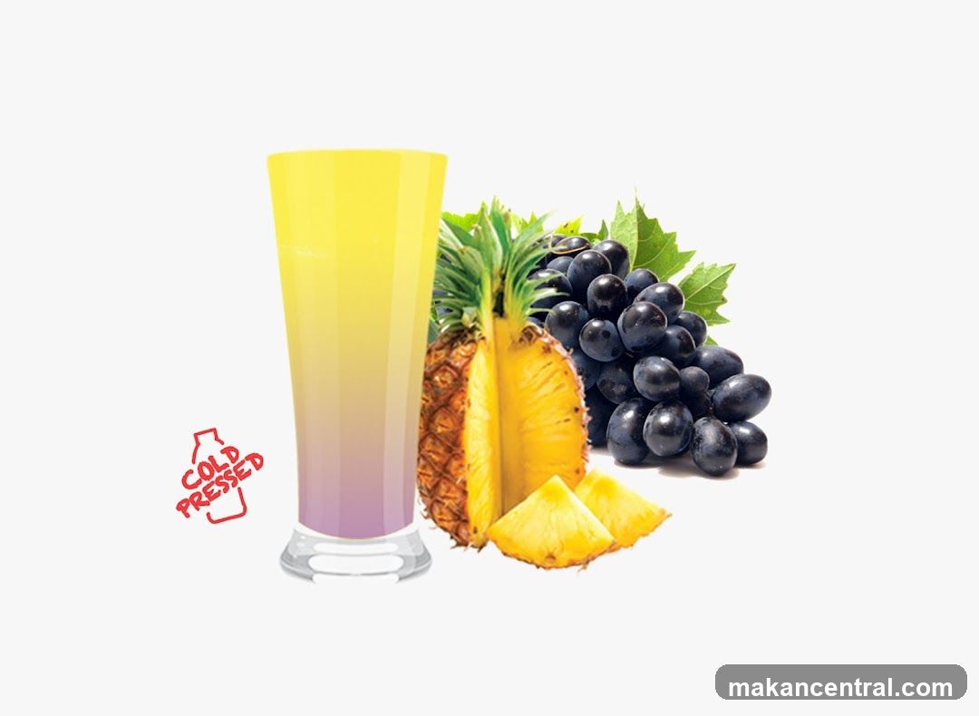 Pineapple and Grape Juice