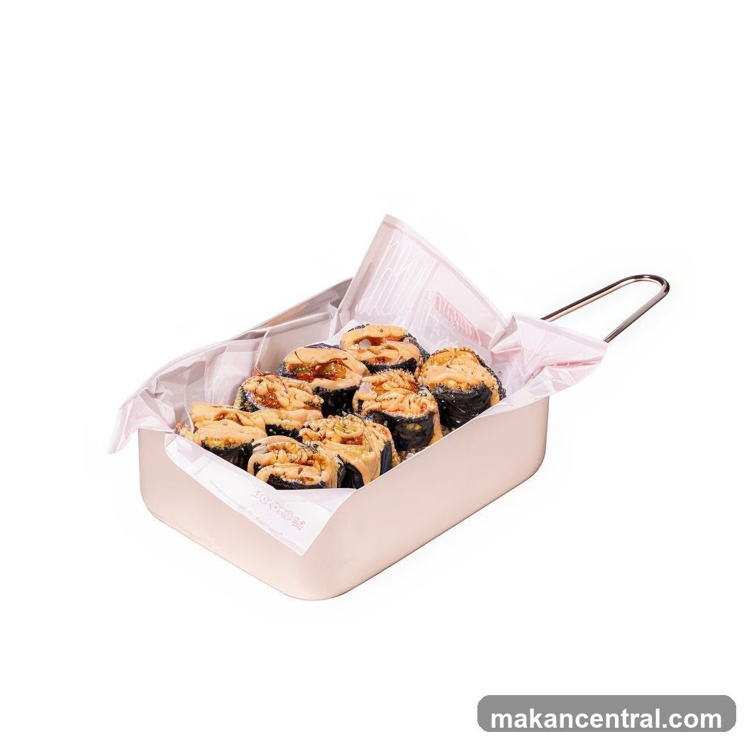 Sushi Rolls in a Bento Box
