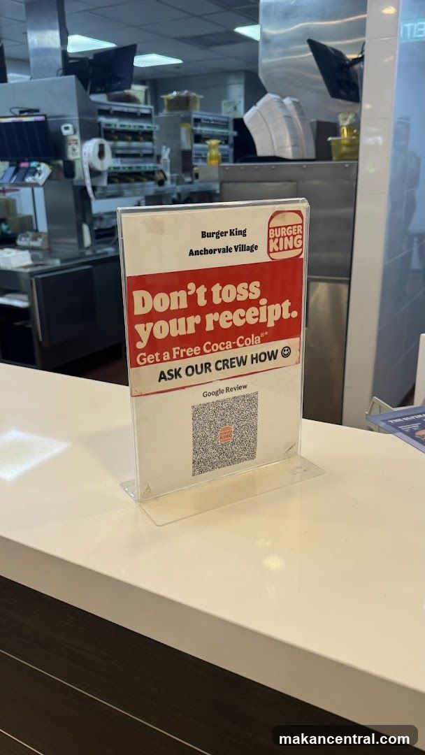 Burger King Receipt Promotion