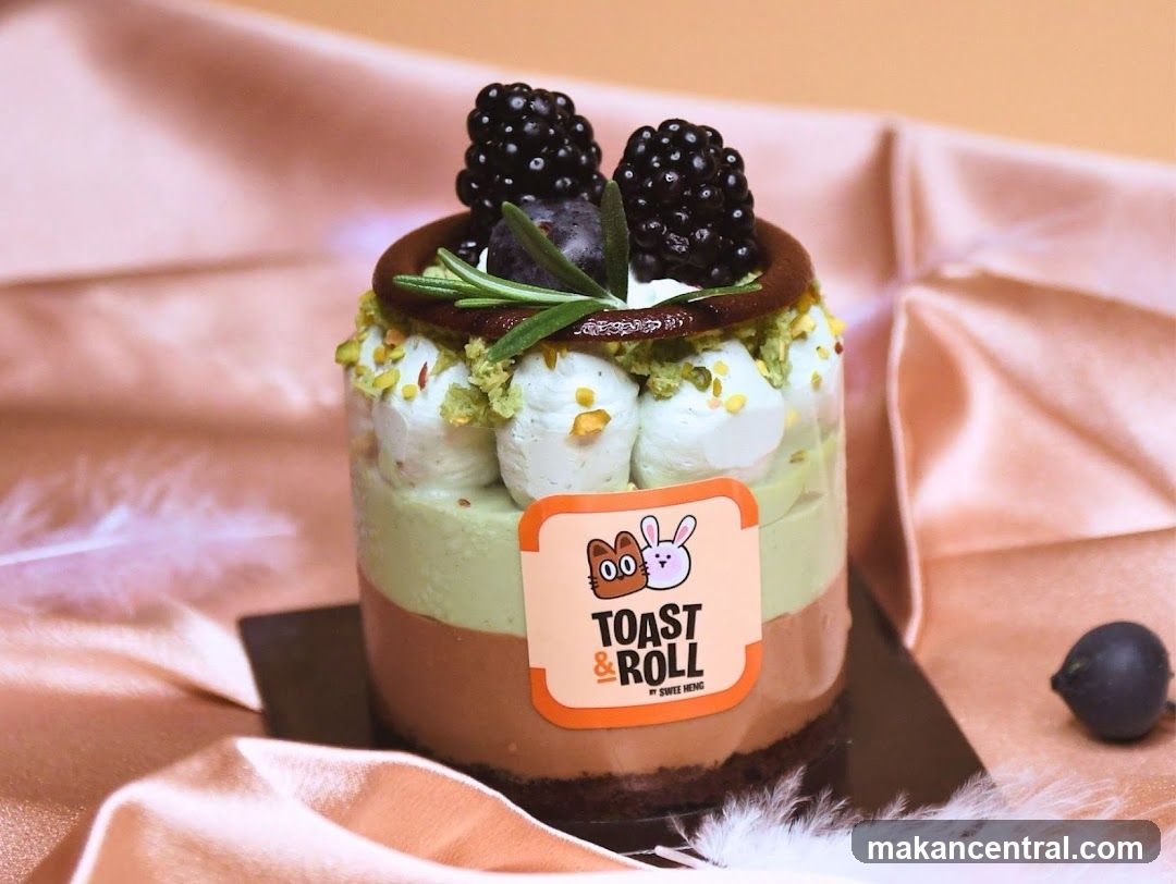 Layered Dessert with Berries