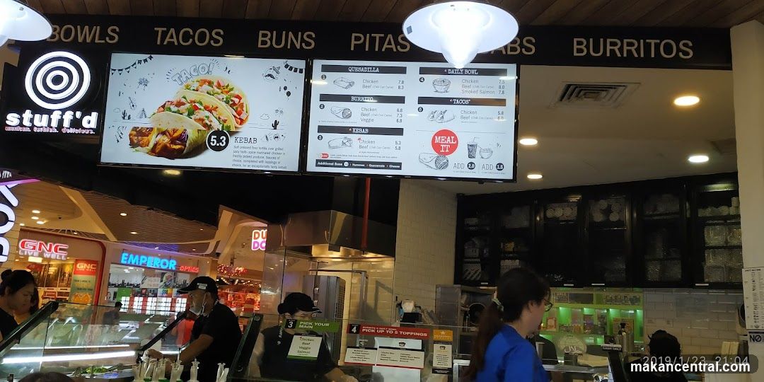 Stuff'd Menu