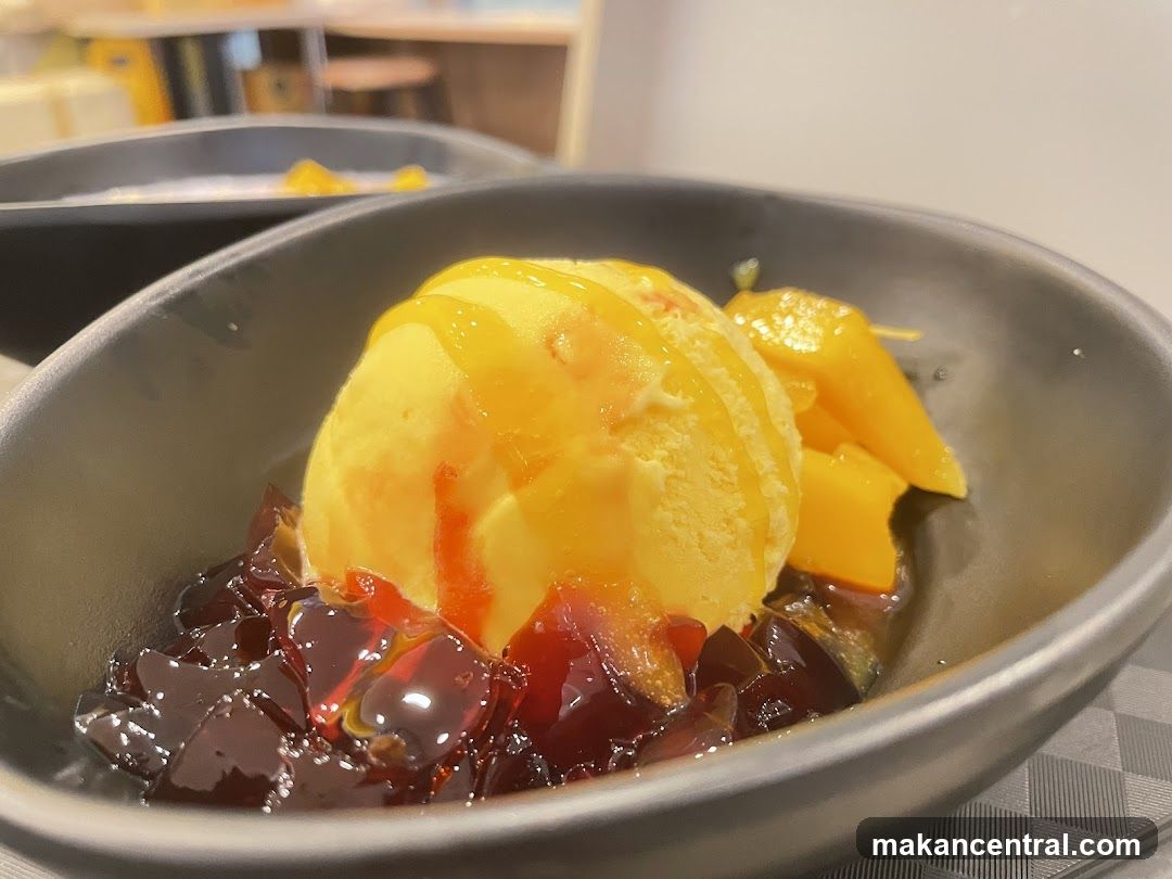 Mango Ice Cream with Jelly