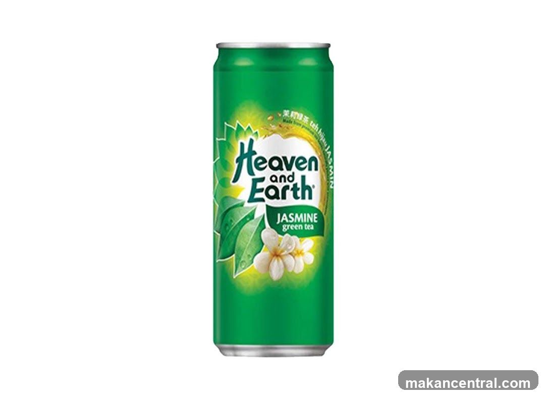 Heaven and Earth Jasmine Green Tea Can