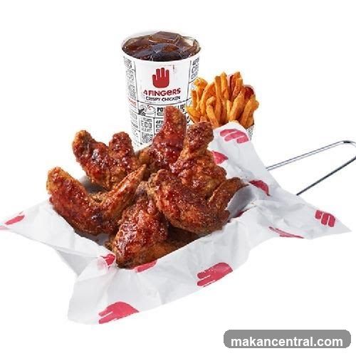 Crispy Chicken Wings Meal