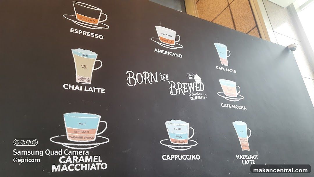 Born and Brewed Menu Board
