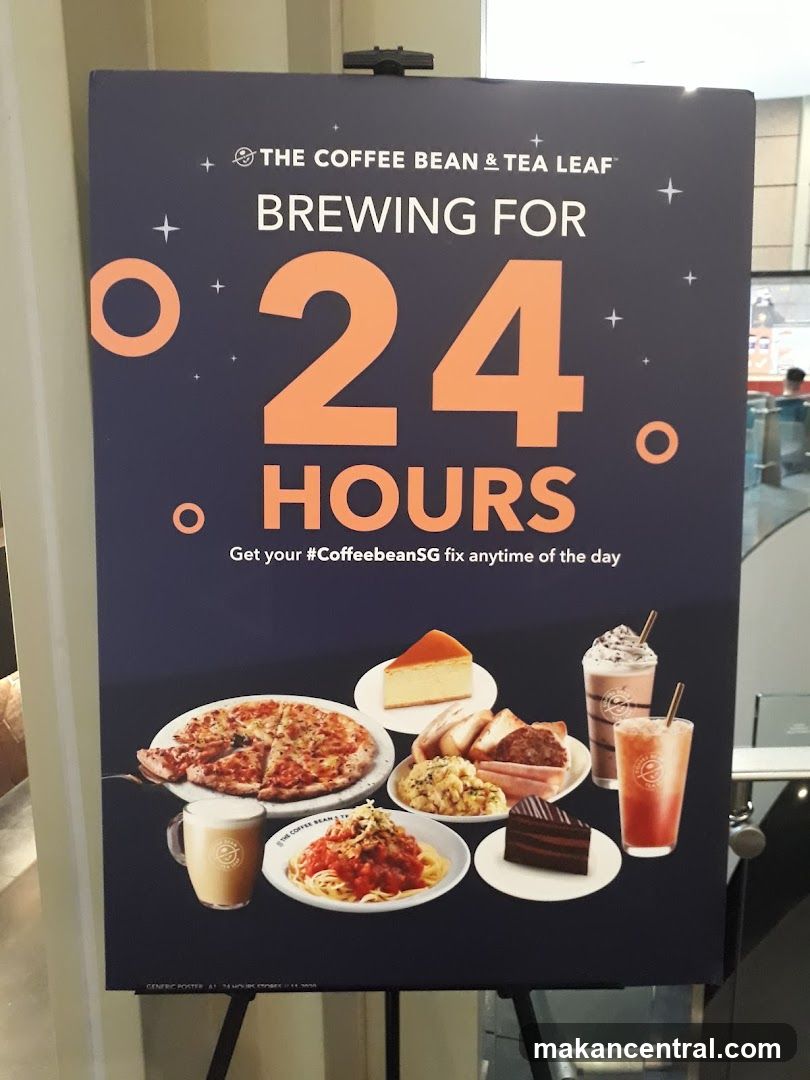 Coffee Bean & Tea Leaf promotional poster