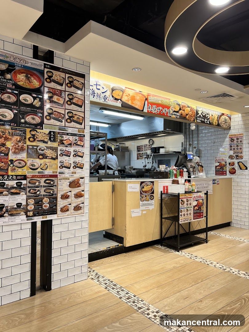Japanese Food Restaurant Counter
