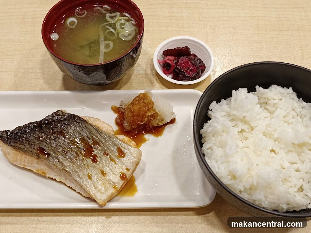 Grilled Salmon Set