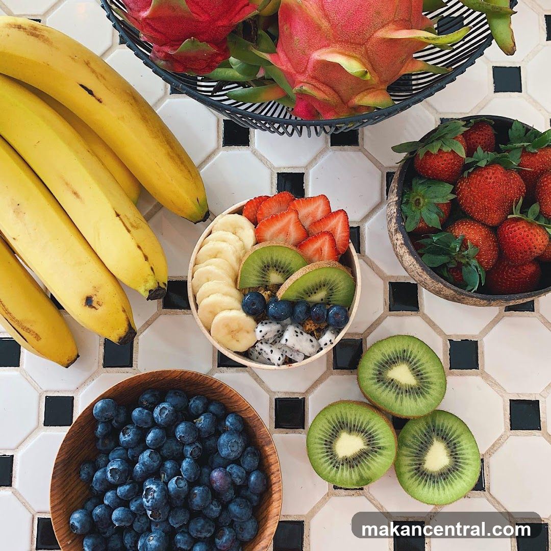 Fruit Bowl and Ingredients