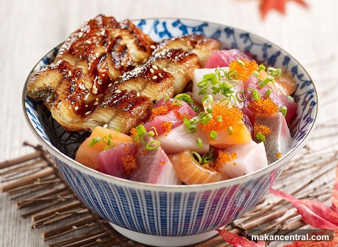 Sashimi Bowl with Eel