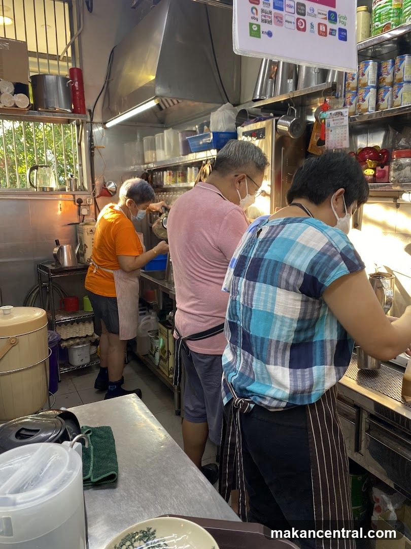 Kitchen Staff Preparing Food
