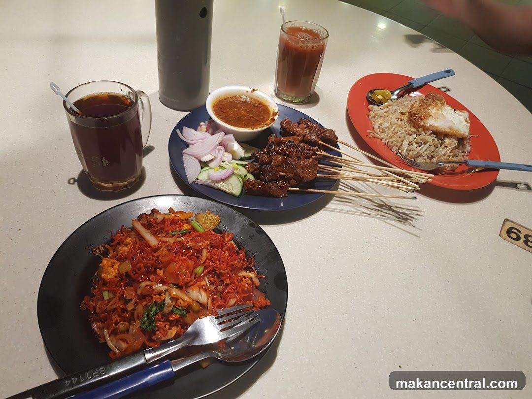 Food spread on a table
