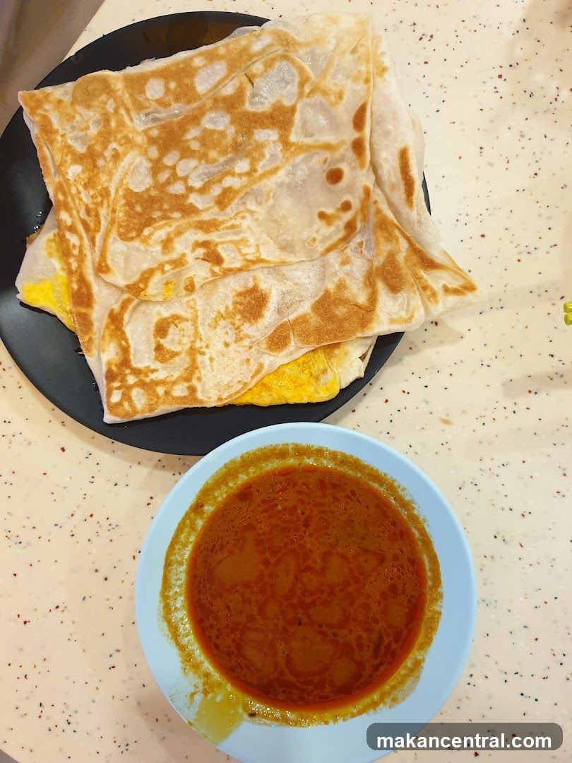 Roti Prata with Curry