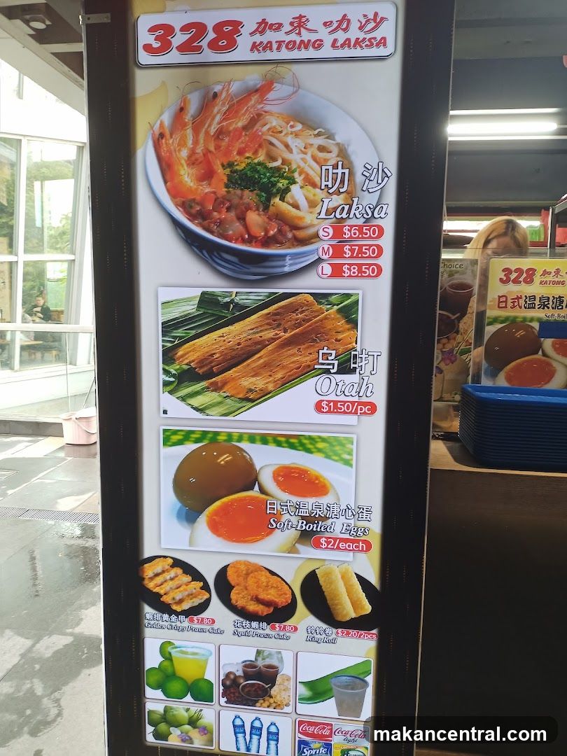 328 Katong Laksa Menu