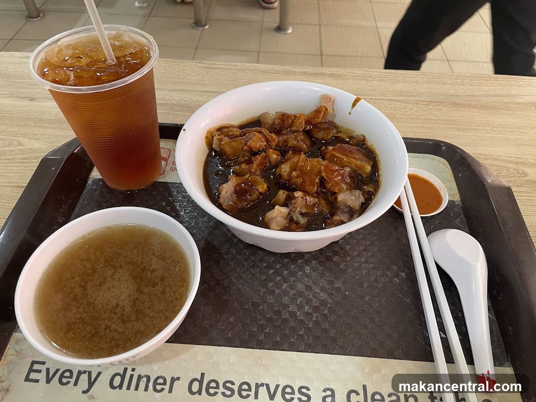 Braised Meat with Rice and Drink