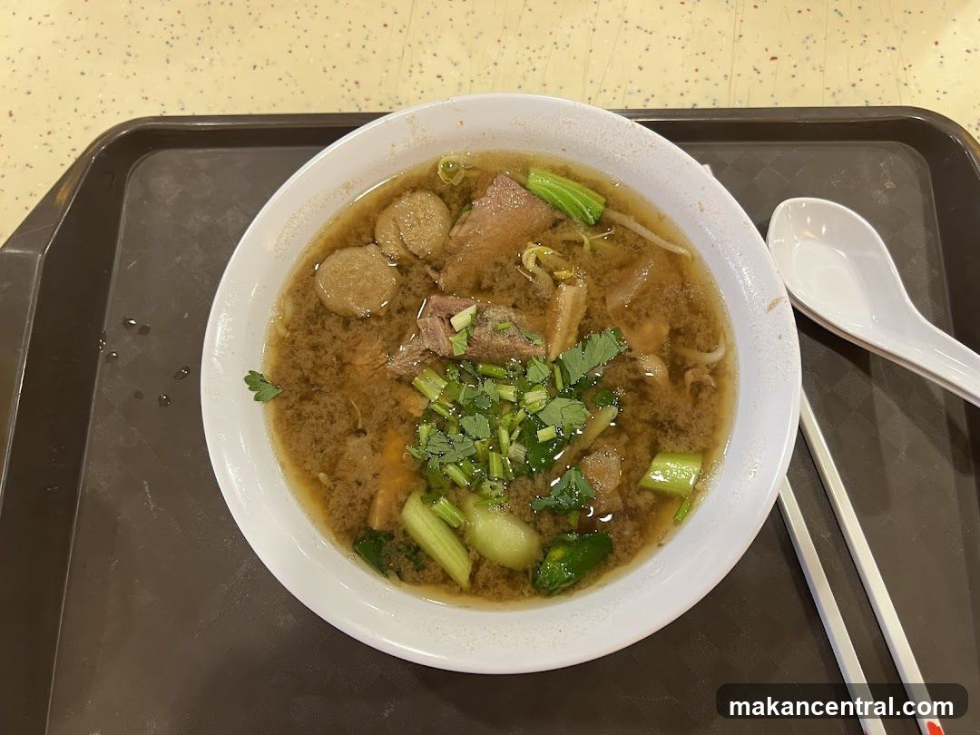 Bowl of Beef Noodle Soup