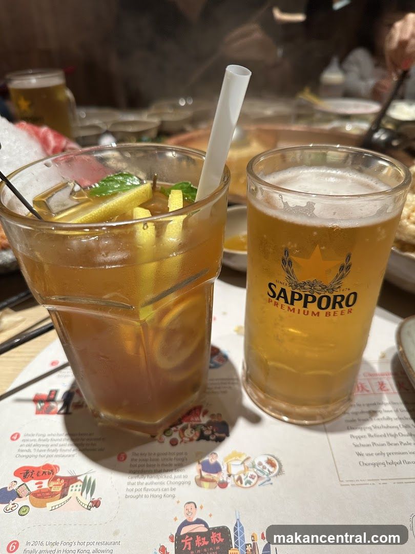 Drinks and Menu