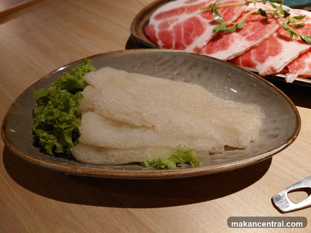 Plate of Tripe and Sliced Pork