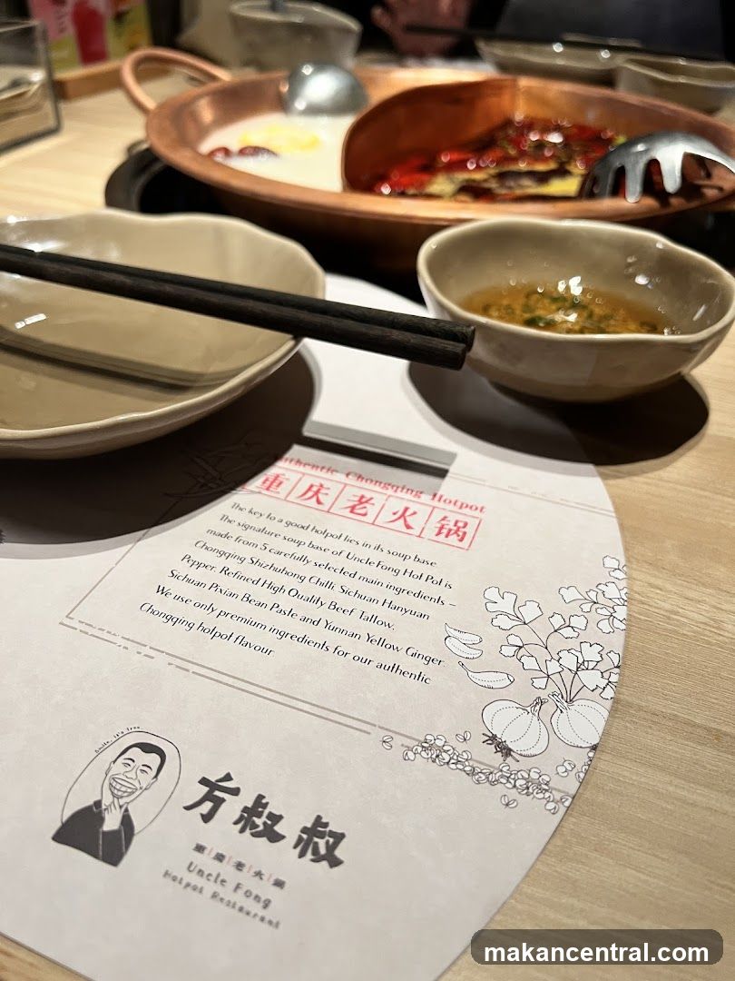 Chongqing Hotpot Menu