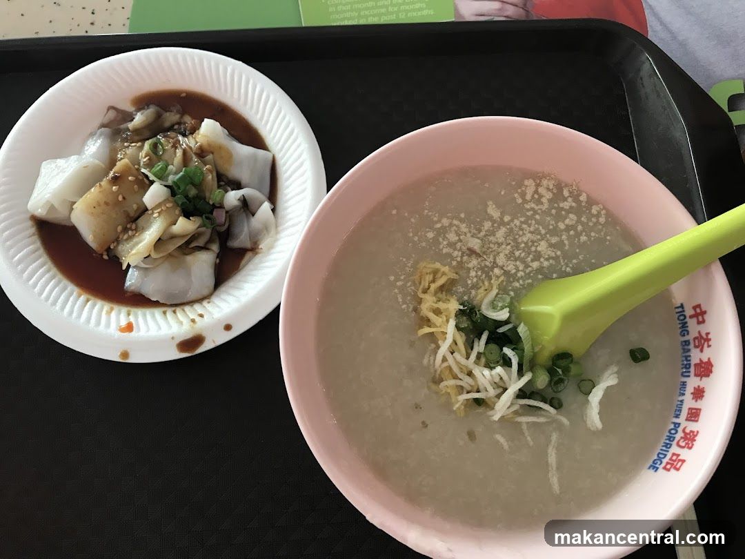 Porridge and Rice Rolls
