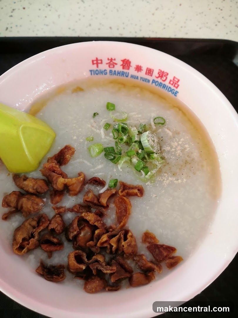 Porridge with toppings
