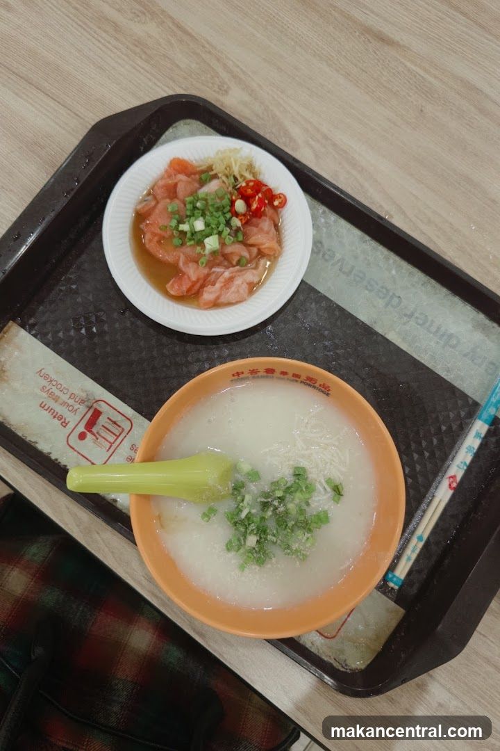 Congee and Sashimi