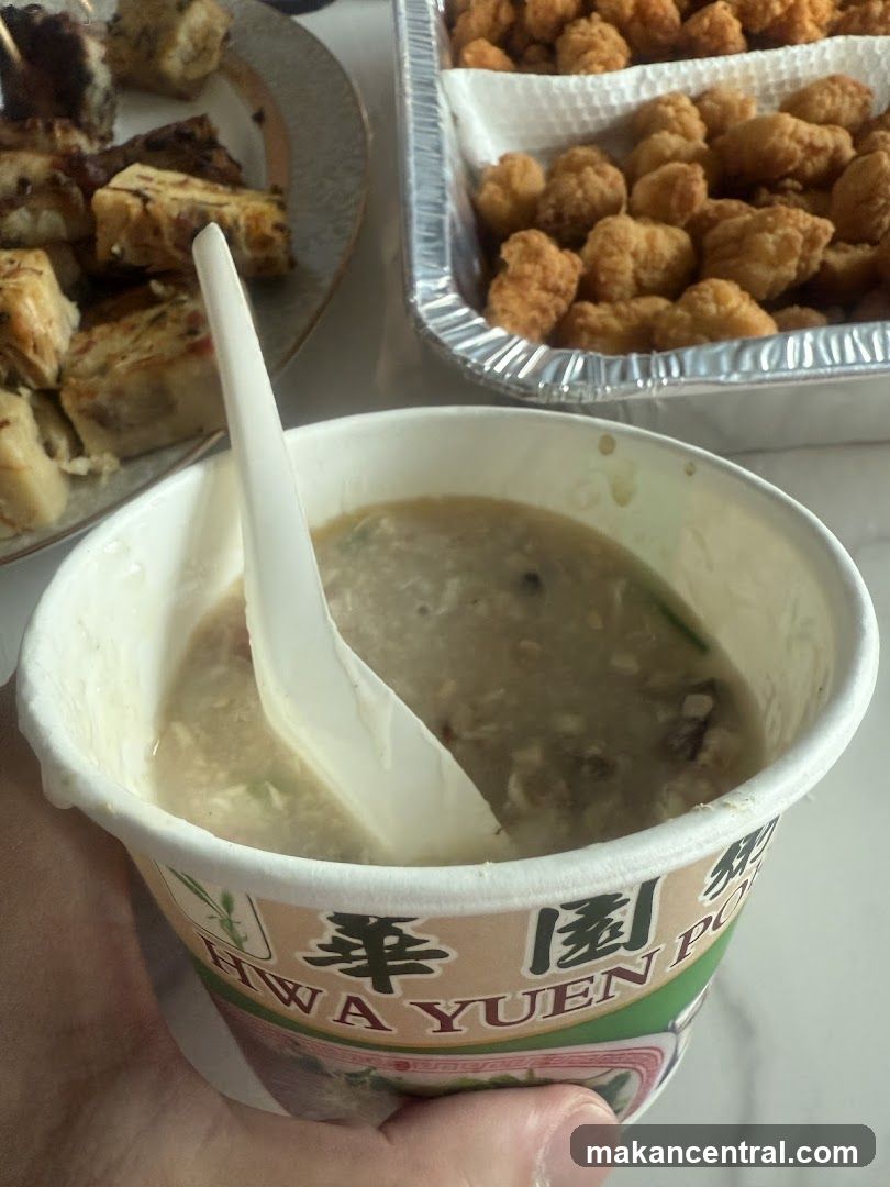 Congee and Fried Food