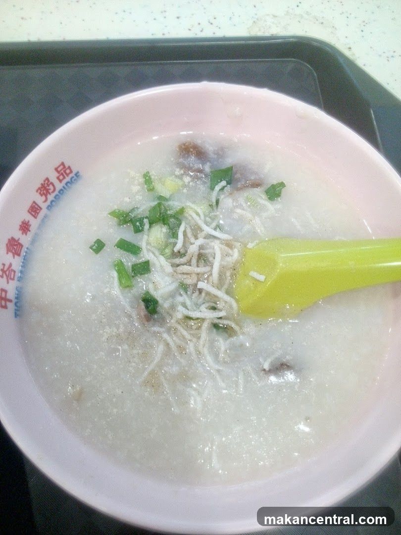 Porridge with toppings