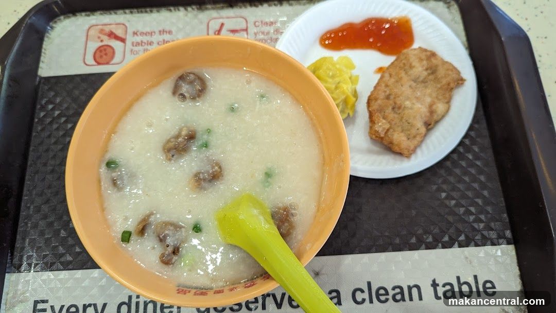 Congee with side dishes