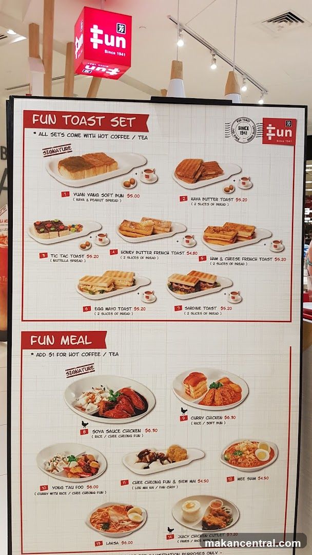 FUN TOAST SET & FUN MEAL