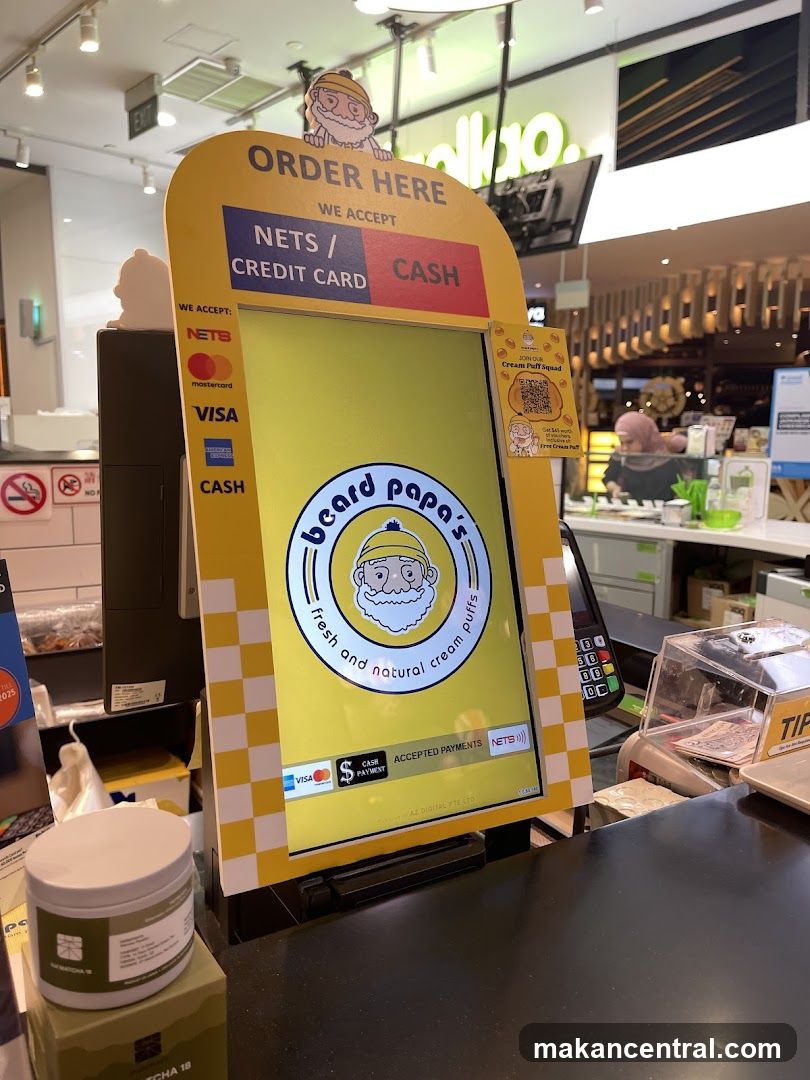 Beard Papa's Order Kiosk