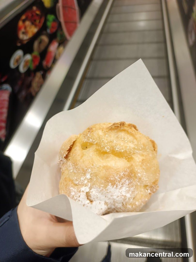 Pastry on Escalator