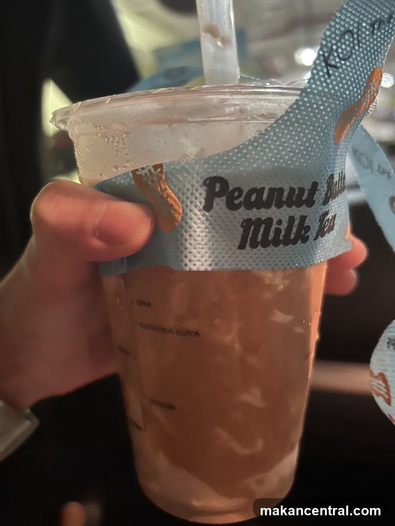 Peanut Butter Milk Tea