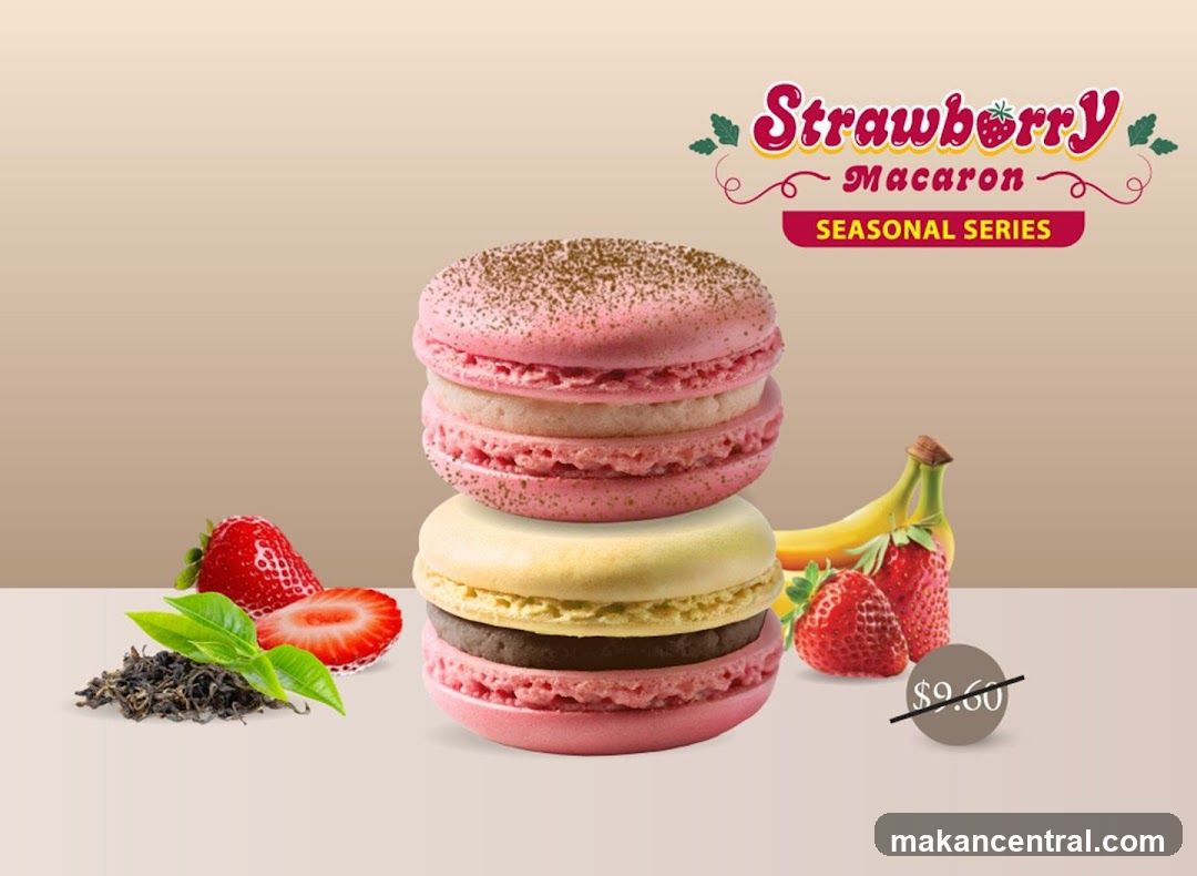 Strawberry Macaron Seasonal Series