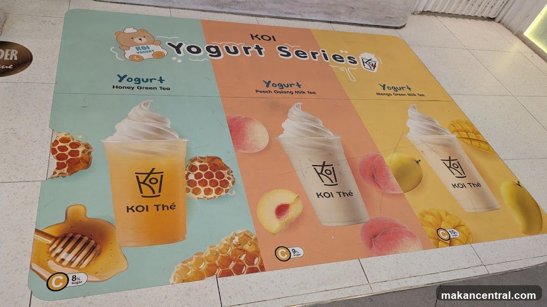 KOI Yogurt Series Advertisement
