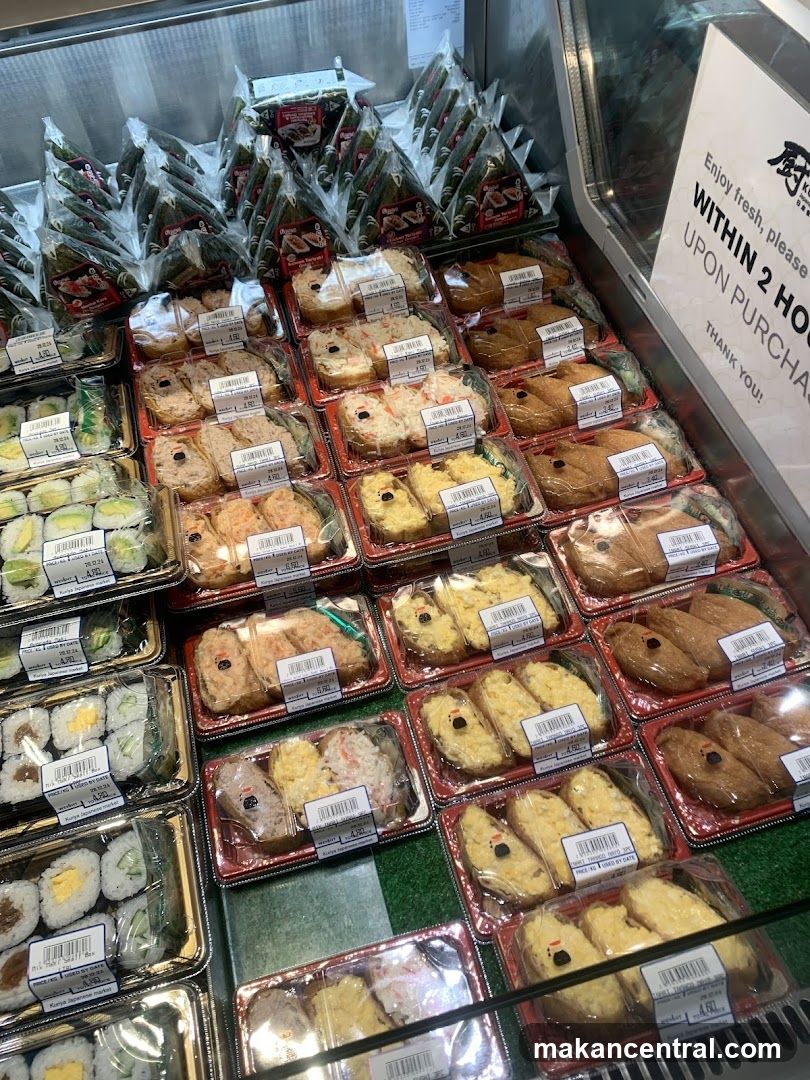 Pre-packaged Sushi and Onigiri