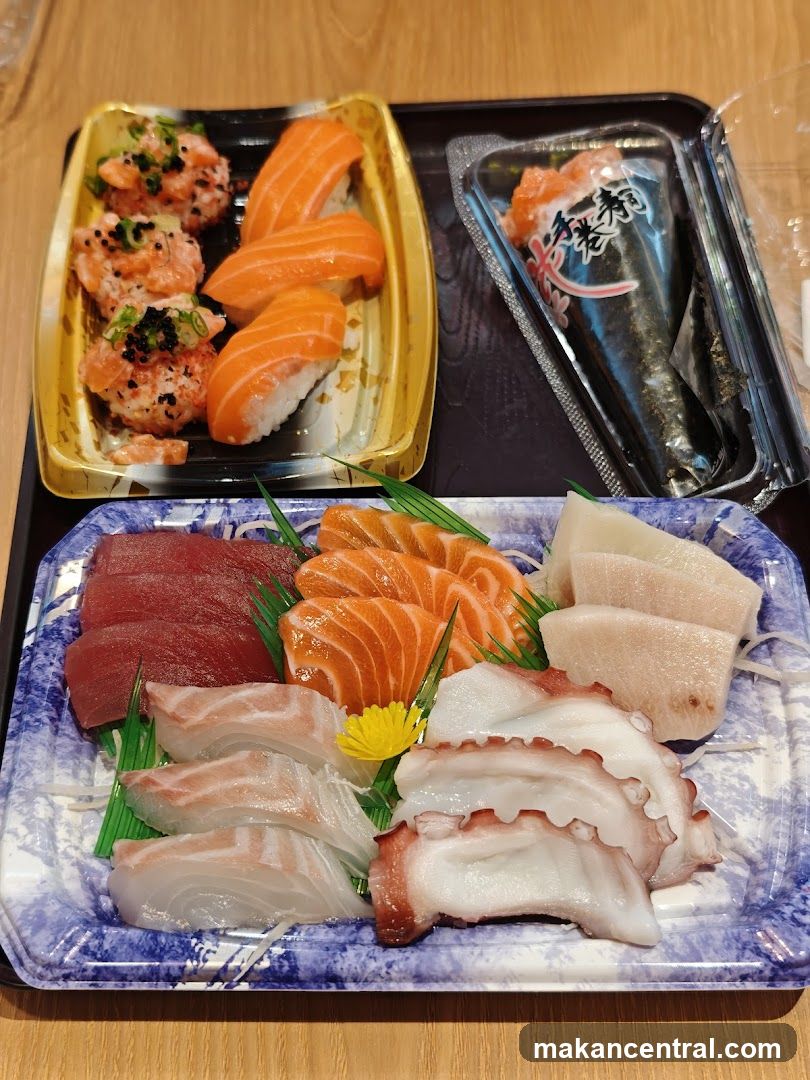 Assorted Sushi and Sashimi Platter
