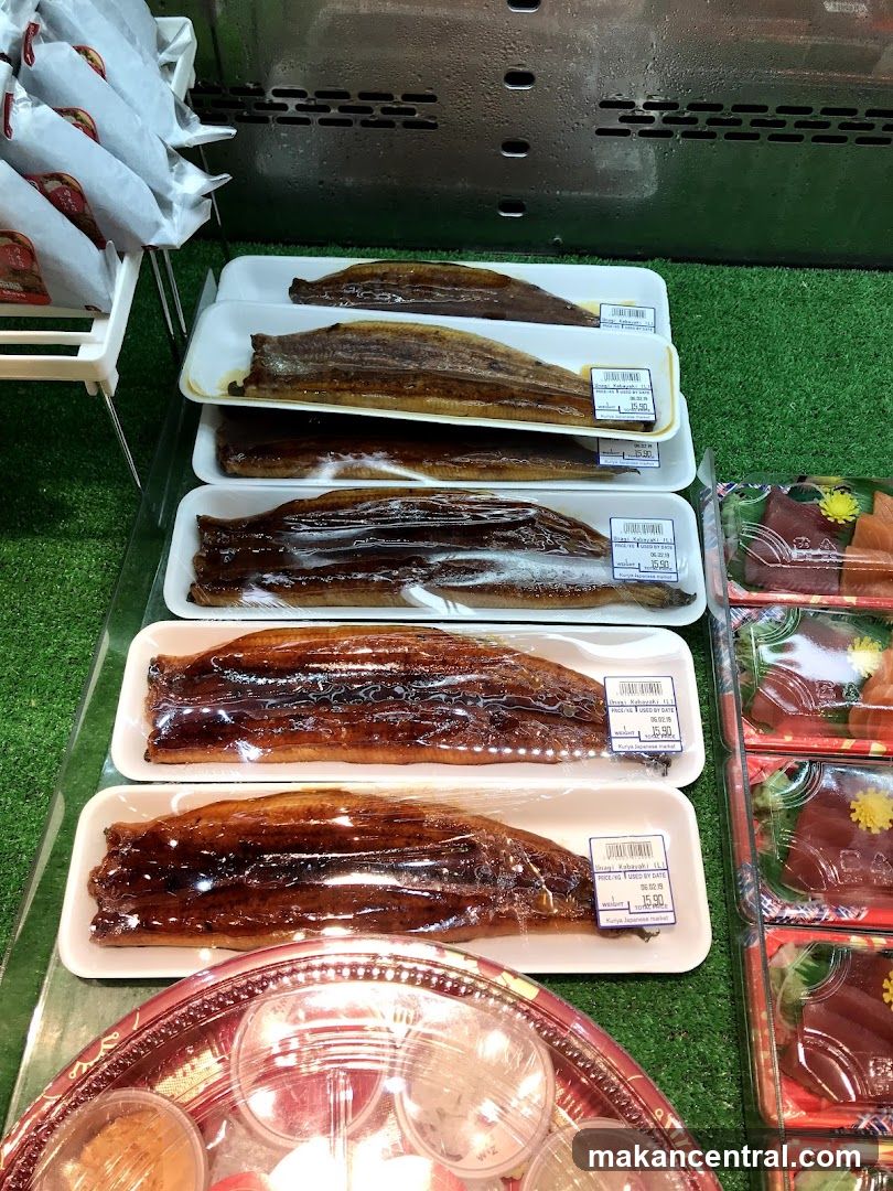 Prepared Eel and Sashimi