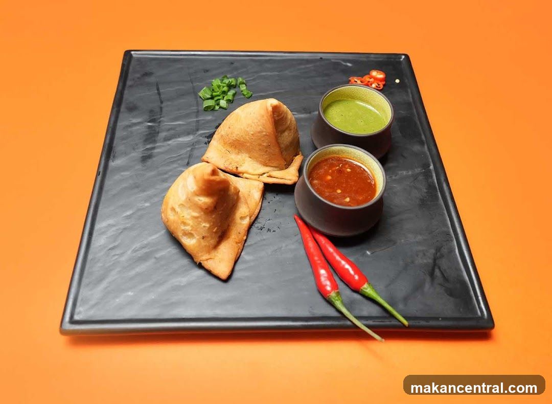 Samosas with Dips